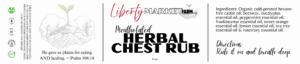 Mentholated Herbal Chest Rub - 4 oz.