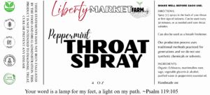 Throat Spray - 4 oz.